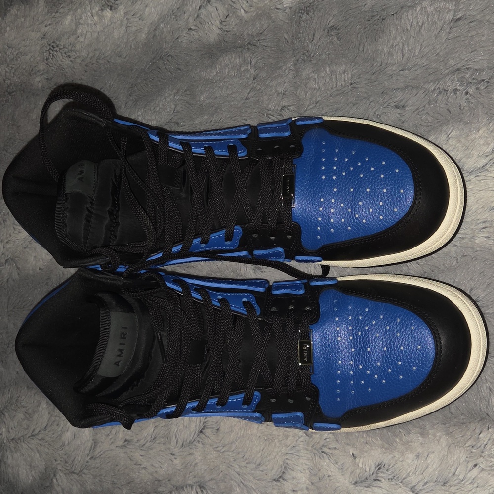 AMIRI Black and Blue Sneakers